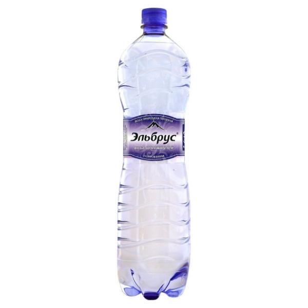 Вода Эльбрус Вода Долгожителей природная питьевая газированная 1,5 л ПЭТ