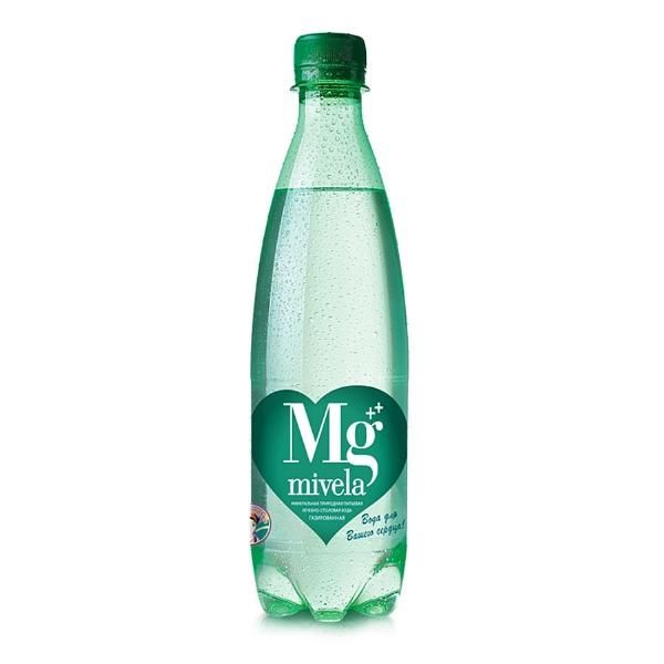 Вода Мивела (Mivela Mg++) минеральная газированная 0,5 л 1шт. Вода Мивела (Mivela Mg++) минеральная газированная 0,5 л 1шт.