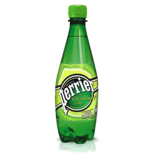 Вода Perrier минеральная сильногазированная Лайм 0,5л пэт