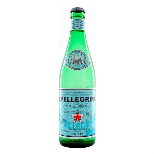 Вода S.Pellegrino минеральная газированная 0,5л стекло 0,5л стекло