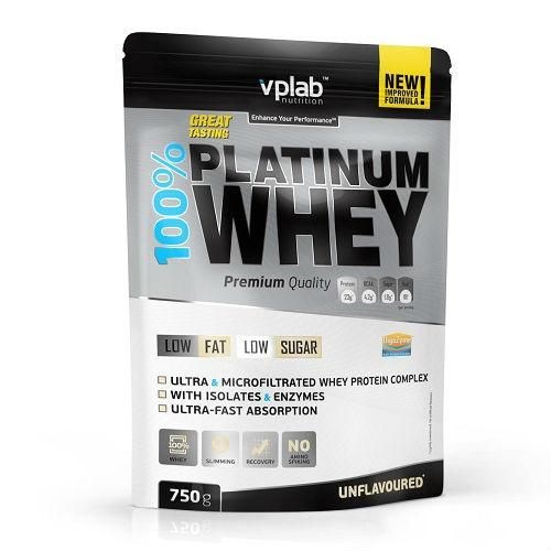 Vplab 100% Platinum Whey Протеин нейтральный 750 г