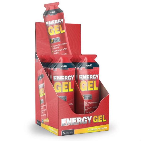 Vplab Energy gel Гель энергетический цитрус 41 г Vplab Energy gel Гель энергетический цитрус 41 г