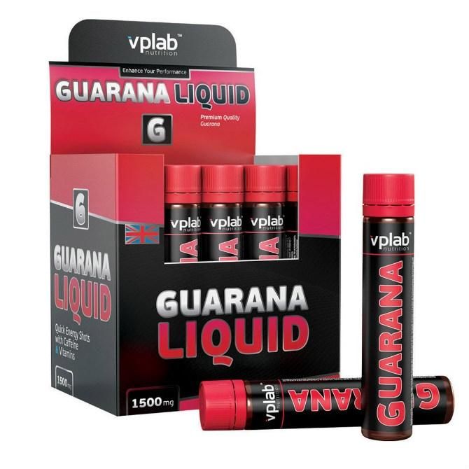 Vplab Guarana Liquid Энергетик 25 мл лайм ампулы 20 шт.