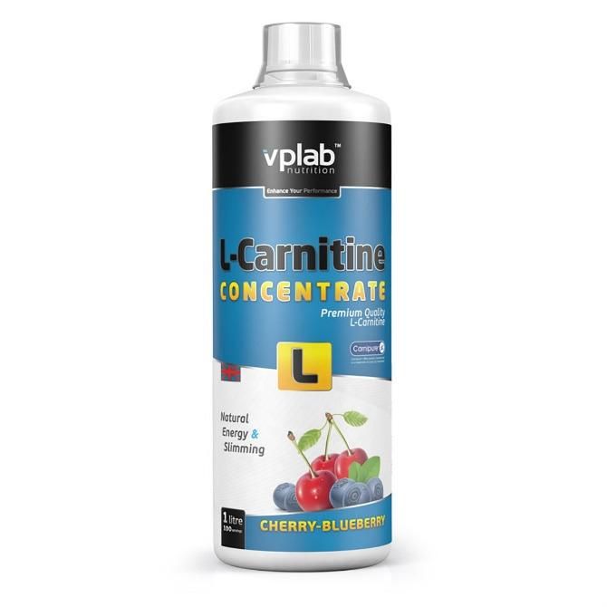 Vplab L-Carnitine Concentrate Карнитин вишня-черника концентрат 1 л