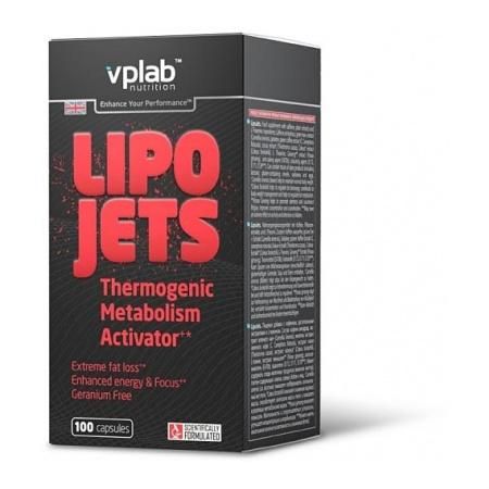 Vplab LipoJets Жиросжигатель капсулы 100 шт.