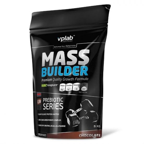 Vplab Mass Builder Гейнер шоколад 5 кг Vplab Mass Builder Гейнер шоколад 5 кг