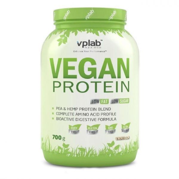 Vplab Vegan Protein Протеин ваниль 700 г Vplab Vegan Protein Протеин ваниль 700 г