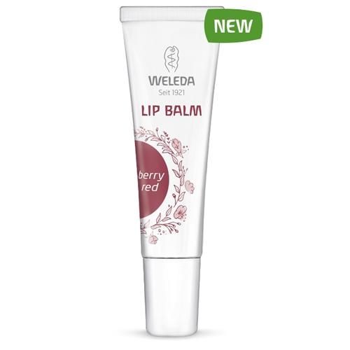 Weleda бальзам для губ увлажняющий Berry red 10 г