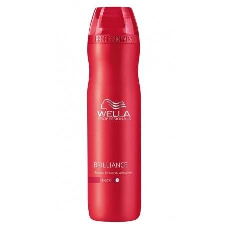 Wella Prof Brilliance Line Шампунь для окрашенных жестких волос 250 мл