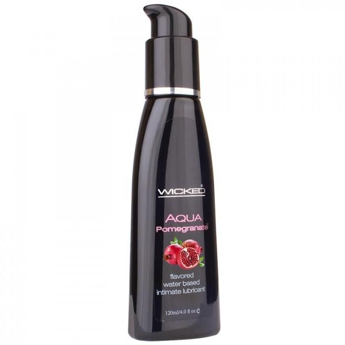 Wicked Лубрикант со вкусом граната Aqua Pomegranate 120 мл