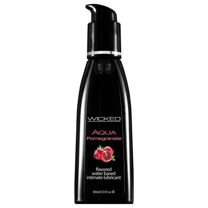 Wicked Лубрикант со вкусом граната Aqua Pomegranate 60 мл