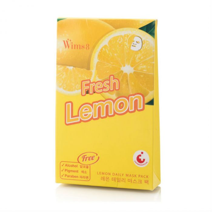 Wims8 Lemon Daily Mask Маска с экстрактом лимона на нетканой основе 10шт