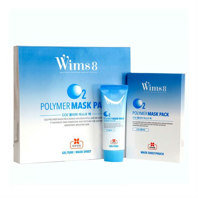 Wims8 Polymer Mask Pack CO2 Карбокситерапия лица гель+маска 1уп.