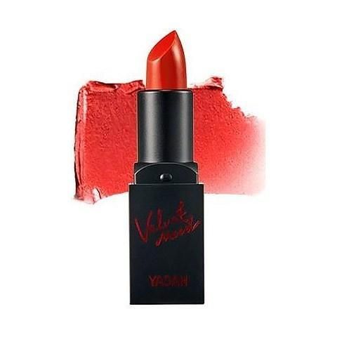 Yadah Помада для губ Velvet Mood Lipstick 05 Funky Orange 3,3 г