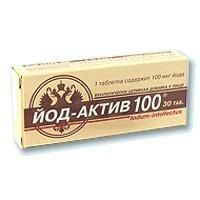Йод-актив 100 таблетки, 30 шт. Йод-актив 100 таблетки, 30 шт.