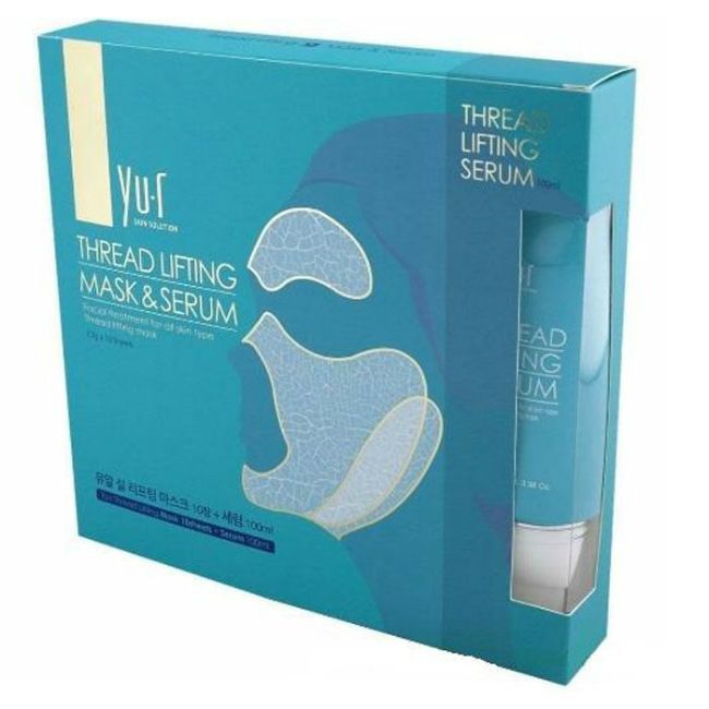 YU.R Thread Lifting Mask &amp; Serum набор Маска-лифтинг 1,3 г х 10 шт. и сыворотка 100 мл 1 уп.