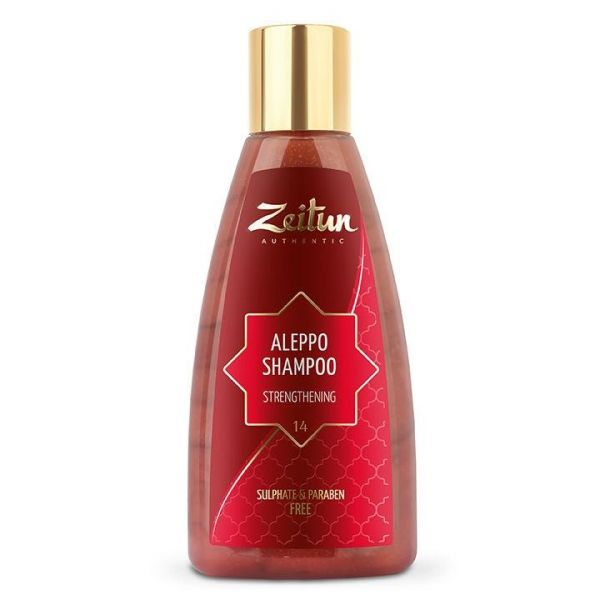 Zeitun Шампунь Аллепский №14 для всех типов волос, укрепляющий корни 150 мл