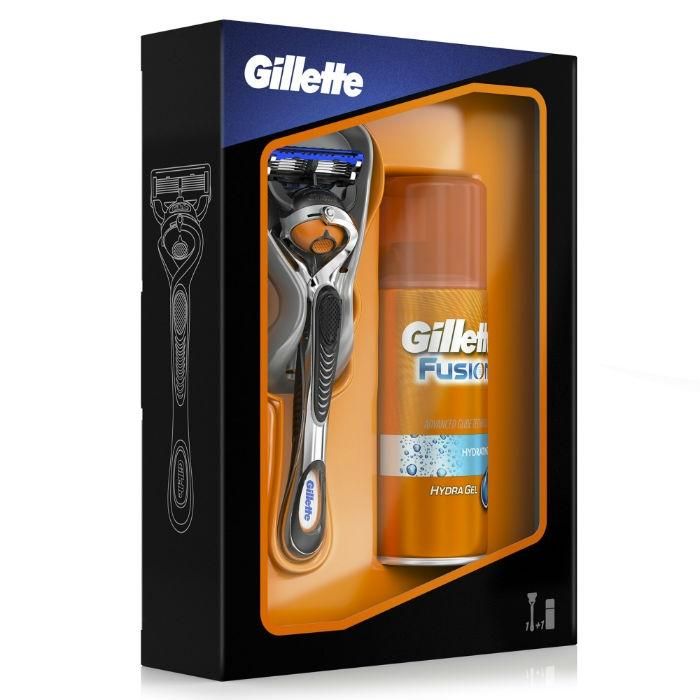 Жиллет набор Gillette Fusion ProGlide Flexball Бритва с 1 кассетой, гель