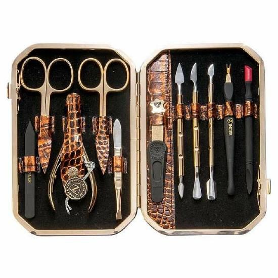 Zinger Маникюрный набор профессиональный (11 предметов) zMSFE 802-G