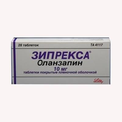 Зипрекса Зидис таблетки 10 мг, 28 шт.