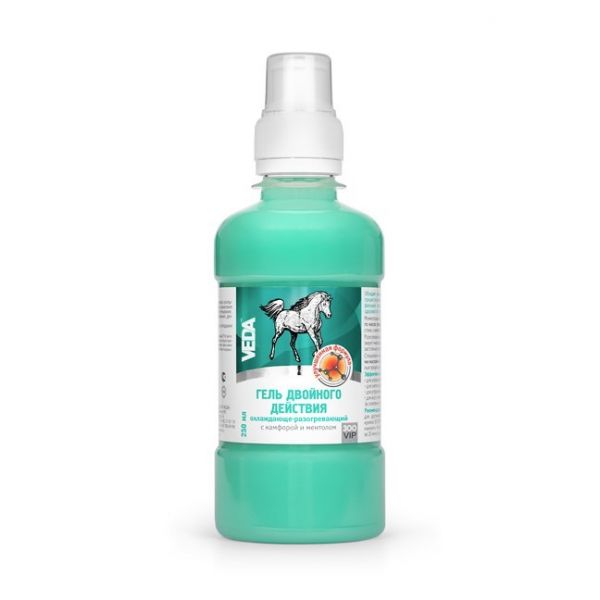 ZooVip Гель двойного действия охлаждающе-разогревающий с камфорой и ментолом 250 мл