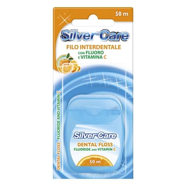 Зубная нить Silver Care (флосс) с витамином С упак.