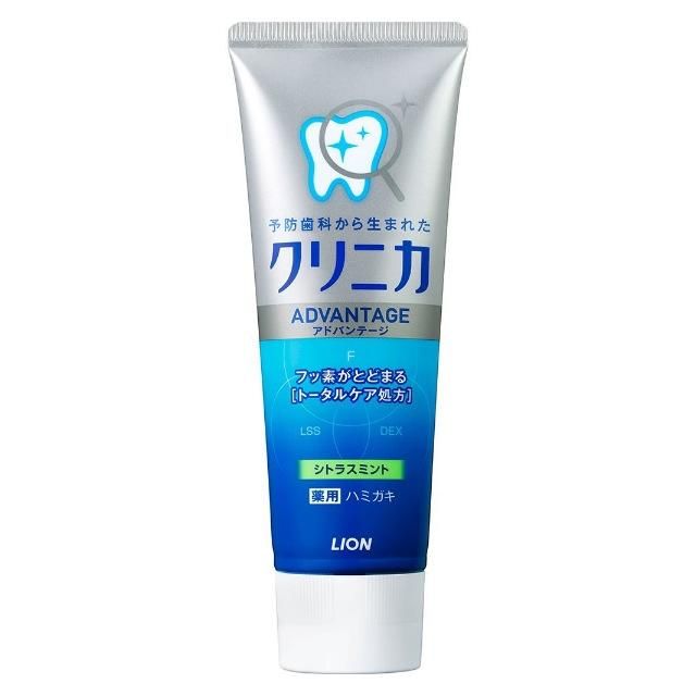 Зубная паста Lion Clinica Advantage Citrus mint отбеливающего действия со вкусом цитрус 130 г